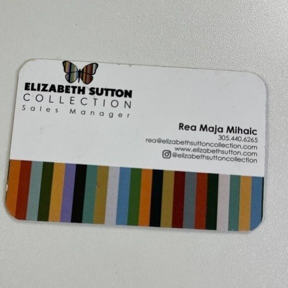 NIB Elizabeth Sutton Collection Cheetah Clutch Acrylic Purse Glitter Multi Color - Picture 7 of 12